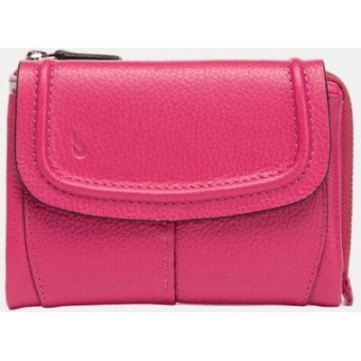 Abbacino Cartera pequeña en piel con solapa. Fucsia mujer Abbacino Cartera pequeña en piel con solapa. Fucsia mujer