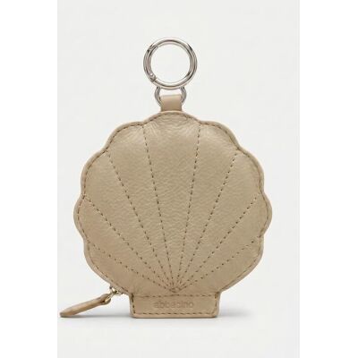 Abbacino Llavero charm concha en piel. Beige mujer Abbacino Llavero charm concha en piel. Beige mujer