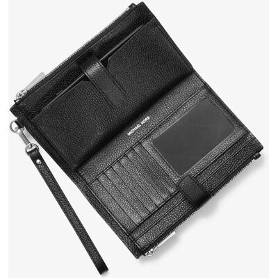MICHAEL Michael Kors Cartera de mujer de piel con asa para muñeca. Negro mujer MICHAEL Michael Kors Cartera de mujer de piel con asa para muñeca. Negro mujer