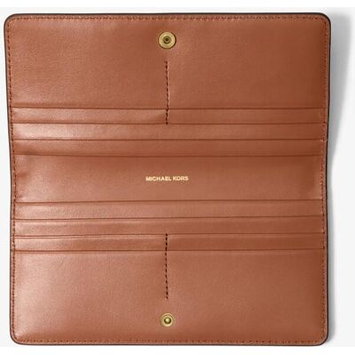 MICHAEL Michael Kors Cartera de mujer Bryant de piel granulada. Marrón claro mujer MICHAEL Michael Kors Cartera de mujer Bryant de piel granulada. Marrón claro mujer