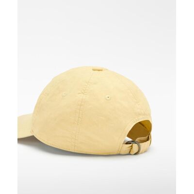 Adolfo Dominguez Gorra de mujer de algodón con logo bordado. Amarillo mujer Adolfo Dominguez Gorra de mujer de algodón con logo bordado. Amarillo mujer