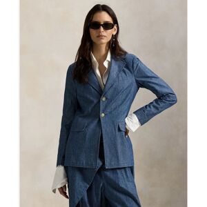 Polo Ralph Lauren Blazer de mujer de cambray de botonadura sencilla. (34) Azul índigo mujer Polo Ralph Lauren Blazer de mujer de cambray de botonadura sencilla. (34) Azul índigo mujer