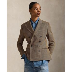 Polo Ralph Lauren Blazer de mujer en espiga con doble botonadura. (42) Marrón mujer Polo Ralph Lauren Blazer de mujer en espiga con doble botonadura. (42) Marrón mujer