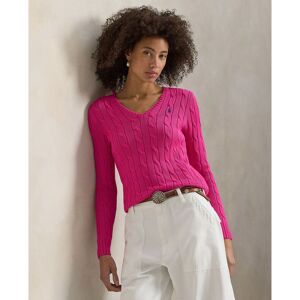 Polo Ralph Lauren Jersey de mujer de algodón en punto de ochos. (38) Fucsia mujer Polo Ralph Lauren Jersey de mujer de algodón en punto de ochos. (38) Fucsia mujer