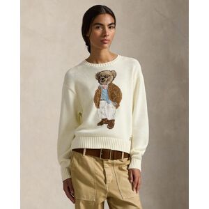 Polo Ralph Lauren Jersey de algodón con Polo Bear. (42) Crudo mujer Polo Ralph Lauren Jersey de algodón con Polo Bear. (42) Crudo mujer