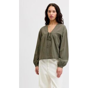 jack & jones Blusa de mujer manga larga con cuello pico. (38) Verde mujer jack & jones Blusa de mujer manga larga con cuello pico. (38) Verde mujer