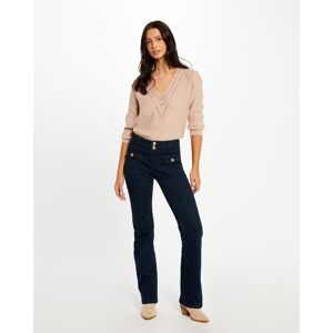 Morgan Vaquero de mujer boot- cut talle alto. (42) Azul oscuro mujer Morgan Vaquero de mujer boot- cut talle alto. (42) Azul oscuro mujer
