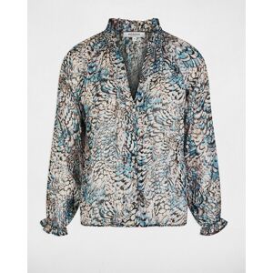 Morgan Camisa de mujer estampada escote pico. (38) Multicolor mujer Morgan Camisa de mujer estampada escote pico. (38) Multicolor mujer
