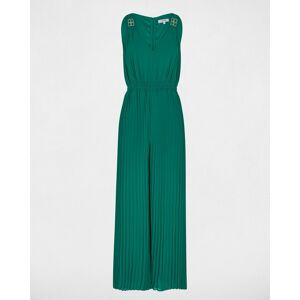 Morgan Mono de mujer de piernas plisadas. (42) Verde oscuro mujer Morgan Mono de mujer de piernas plisadas. (42) Verde oscuro mujer