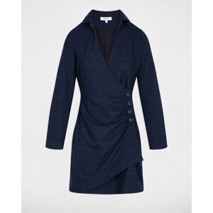 Morgan Vestido corto cruzado. (42) Azul marino mujer Morgan Vestido corto cruzado. (42) Azul marino mujer