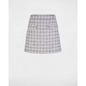 Morgan Falda corta en tweed con bolsillos. (44) Multicolor mujer Morgan Falda corta en tweed con bolsillos. (44) Multicolor mujer