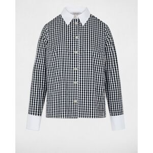 Morgan Camisa de mujer con cuello a contraste. (42) Multicolor mujer Morgan Camisa de mujer con cuello a contraste. (42) Multicolor mujer
