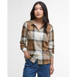 Barbour Camisa de mujer casual con estampado de cuadros. (40) Camel mujer Barbour Camisa de mujer casual con estampado de cuadros. (40) Camel mujer