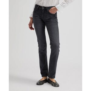 Lee Vaquero recto Elly de mujer de tiro medio. (38 - Largo 33) Negro mujer Lee Vaquero recto Elly de mujer de tiro medio. (38 - Largo 33) Negro mujer