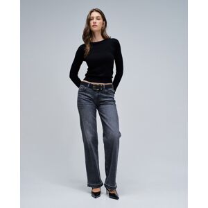 Salsa Jeans Vaqueros de mujer low rise straight. (34 - Largo 32) Negro mujer Salsa Jeans Vaqueros de mujer low rise straight. (34 - Largo 32) Negro mujer