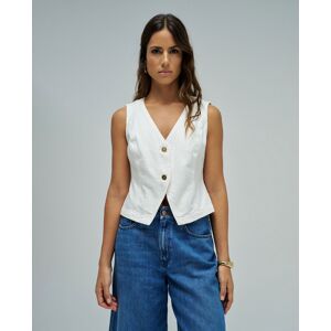 Salsa Jeans Chaleco en denim de mujer. (34) Natural mujer Salsa Jeans Chaleco en denim de mujer. (34) Natural mujer