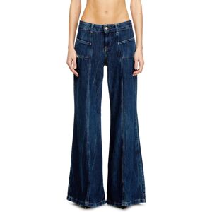 Diesel Vaquero campana de mujer con bolsillos parche. (38 - Largo 32) Azul marino mujer Diesel Vaquero campana de mujer con bolsillos parche. (38 - Largo 32) Azul marino mujer