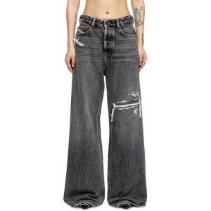 Diesel Vaqueros anchos de mujer fit relaxed con cintura baja. (40 - Largo 32) Gris oscuro mujer Diesel Vaqueros anchos de mujer fit relaxed con cintura baja. (40 - Largo 32) Gris oscuro mujer
