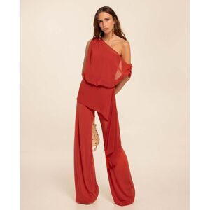 The-Are Mono largo de punto con capa multiposición de mujer. (34) Naranja fuerte mujer The-Are Mono largo de punto con capa multiposición de mujer. (34) Naranja fuerte mujer