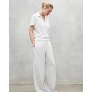 Ecoalf Camiseta de mujer de lino de manga corta. (M) Crema mujer Ecoalf Camiseta de mujer de lino de manga corta. (M) Crema mujer