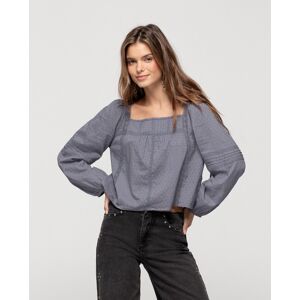 Noon Top de mujer de manga larga. (34) Azul mujer Noon Top de mujer de manga larga. (34) Azul mujer