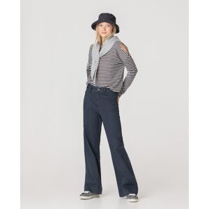 Noon Vaquero recto de mujer culotte de talle alto. (38) Azul marino mujer Noon Vaquero recto de mujer culotte de talle alto. (38) Azul marino mujer