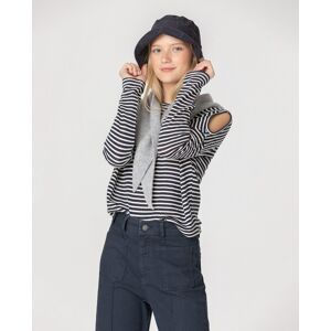 Noon Camiseta de mujer con abertura en los hombros. (38) Azul mujer Noon Camiseta de mujer con abertura en los hombros. (38) Azul mujer