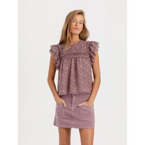 Noon Blusa de mujer abullonada. (S) Rosa claro mujer Noon Blusa de mujer abullonada. (S) Rosa claro mujer