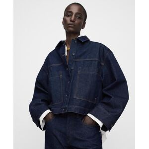 Adolfo Dominguez Cazadora vaquera de mujer boxy en denim de algodón. (40) Azul marino mujer Adolfo Dominguez Cazadora vaquera de mujer boxy en denim de algodón. (40) Azul marino mujer