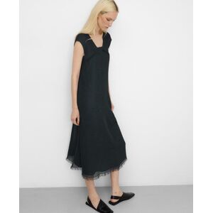 Adolfo Dominguez Vestido largo en tweed desflecado. (40) Verde oscuro mujer Adolfo Dominguez Vestido largo en tweed desflecado. (40) Verde oscuro mujer