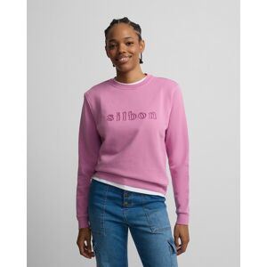 Silbon Sudadera de mujer bordados étnicos cruda. (L) Rosa chicle mujer Silbon Sudadera de mujer bordados étnicos cruda. (L) Rosa chicle mujer