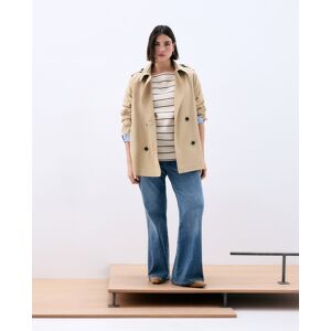 Couchel Sudadera de algodón estampada de mujer. (54) Marrón mujer Couchel Sudadera de algodón estampada de mujer. (54) Marrón mujer