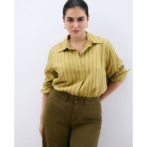 Couchel Blusa de mujer raya a contraste. (52) Verde mujer Couchel Blusa de mujer raya a contraste. (52) Verde mujer