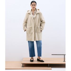 Couchel Parka karga con capucha. (54) Hielo mujer Couchel Parka karga con capucha. (54) Hielo mujer