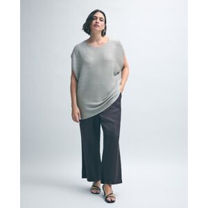 Couchel Pantalón ancho fluido de mujer satinado. (56) Marrón mujer Couchel Pantalón ancho fluido de mujer satinado. (56) Marrón mujer