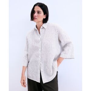 Couchel Camisa de manga larga estampada de mujer. (46) Verde mujer Couchel Camisa de manga larga estampada de mujer. (46) Verde mujer