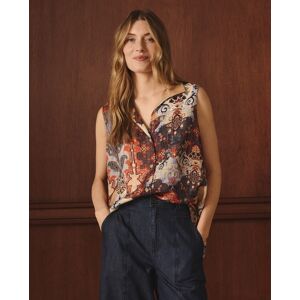 Lloyds Lloyd's - Camisa de mujer sin mangas. (S) Azul mujer Lloyds Lloyd's - Camisa de mujer sin mangas. (S) Azul mujer