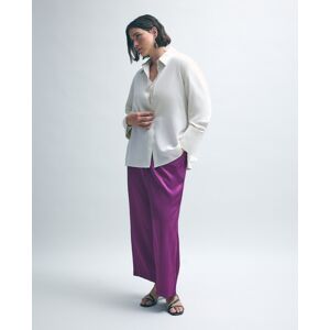 Couchel Blusa camisera de mujer de seda y manga larga. (48) 120 Crudo mujer Couchel Blusa camisera de mujer de seda y manga larga. (48) 120 Crudo mujer