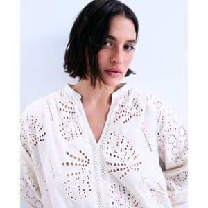 Couchel Blusa manga larga bordados combinados de mujer. (60) 120 Crudo mujer Couchel Blusa manga larga bordados combinados de mujer. (60) 120 Crudo mujer