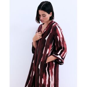 Couchel Vestido de manga corta estampado de mujer. (52) Rojo mujer Couchel Vestido de manga corta estampado de mujer. (52) Rojo mujer