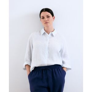 Couchel Camisa de manga larga estampada de mujer. (52) Azul mujer Couchel Camisa de manga larga estampada de mujer. (52) Azul mujer