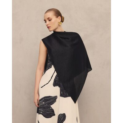 Woman Fiesta El Corte Inglés Capa asimétrica de gasa. (única) Negro mujer Woman Fiesta El Corte Inglés Capa asimétrica de gasa. (única) Negro mujer