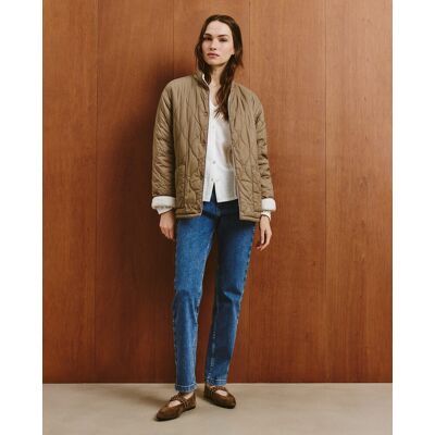 Southern Cotton Parka lisa reversible de mujer. (40) Visón claro mujer Southern Cotton Parka lisa reversible de mujer. (40) Visón claro mujer