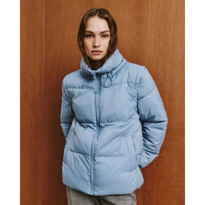 Southern Cotton Parka lisa corta de mujer. (44) 400 Azul mujer Southern Cotton Parka lisa corta de mujer. (44) 400 Azul mujer