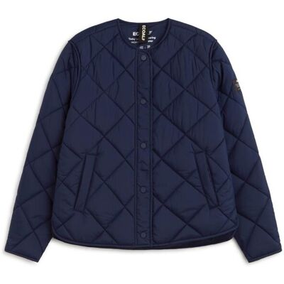 Ecoalf Cazadora de mujer con cuello redondo. (44) Azul marino mujer Ecoalf Cazadora de mujer con cuello redondo. (44) Azul marino mujer