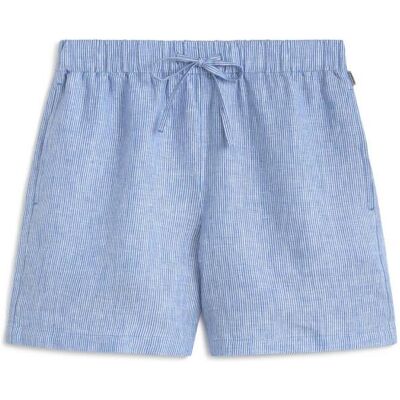 Ecoalf Pantalón corto de mujer con bolsillos franceses y cintura elástica. (44) Azul claro mujer Ecoalf Pantalón corto de mujer con bolsillos franceses y cintura elástica. (44) Azul claro mujer