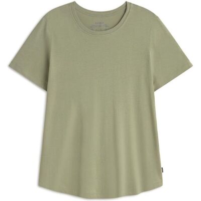 Ecoalf Camiseta de mujer de manga corta regular fit. (38) Verde claro mujer Ecoalf Camiseta de mujer de manga corta regular fit. (38) Verde claro mujer