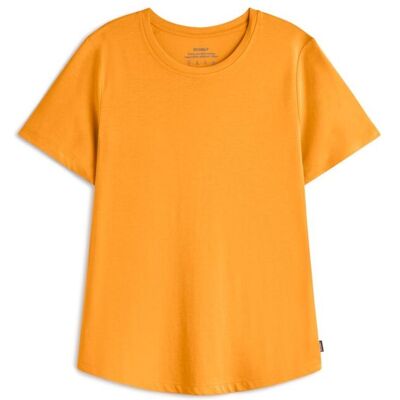Ecoalf Camiseta de mujer de manga corta regular fit. (42) Naranja mujer Ecoalf Camiseta de mujer de manga corta regular fit. (42) Naranja mujer