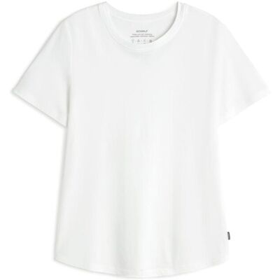 Ecoalf Camiseta de mujer de manga corta regular fit. (38) Blanco mujer Ecoalf Camiseta de mujer de manga corta regular fit. (38) Blanco mujer