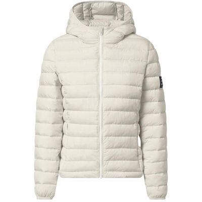 Ecoalf Plumífero de mujer regular fit con capucha. (44) Blanco mujer Ecoalf Plumífero de mujer regular fit con capucha. (44) Blanco mujer